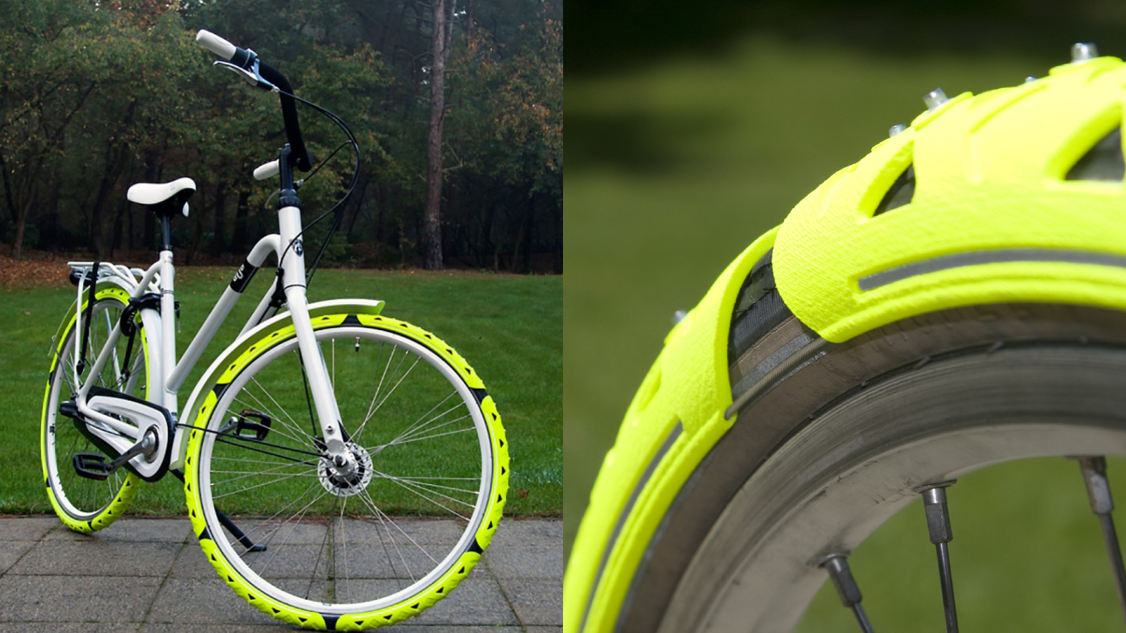 Зимние накладки на велосипедные покрышки