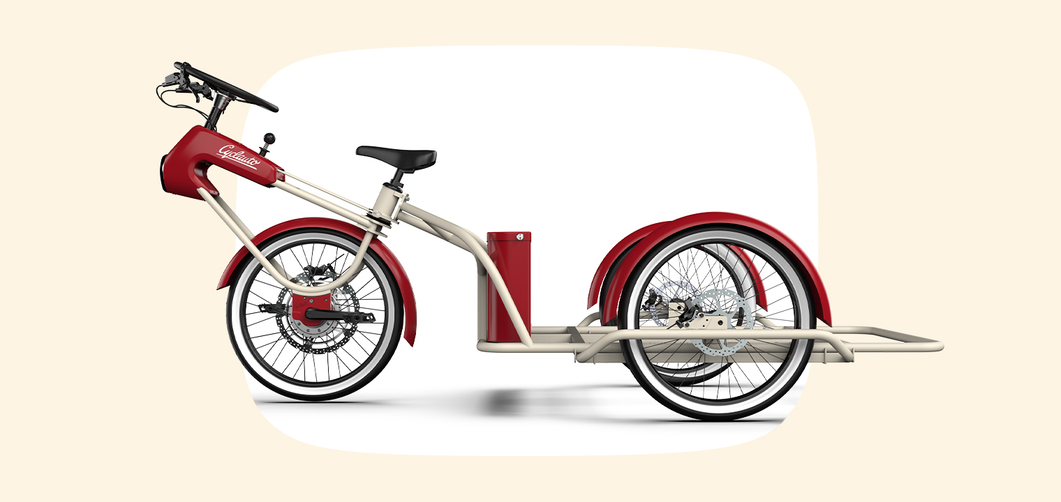 Стильный карго-байк Cyclauto