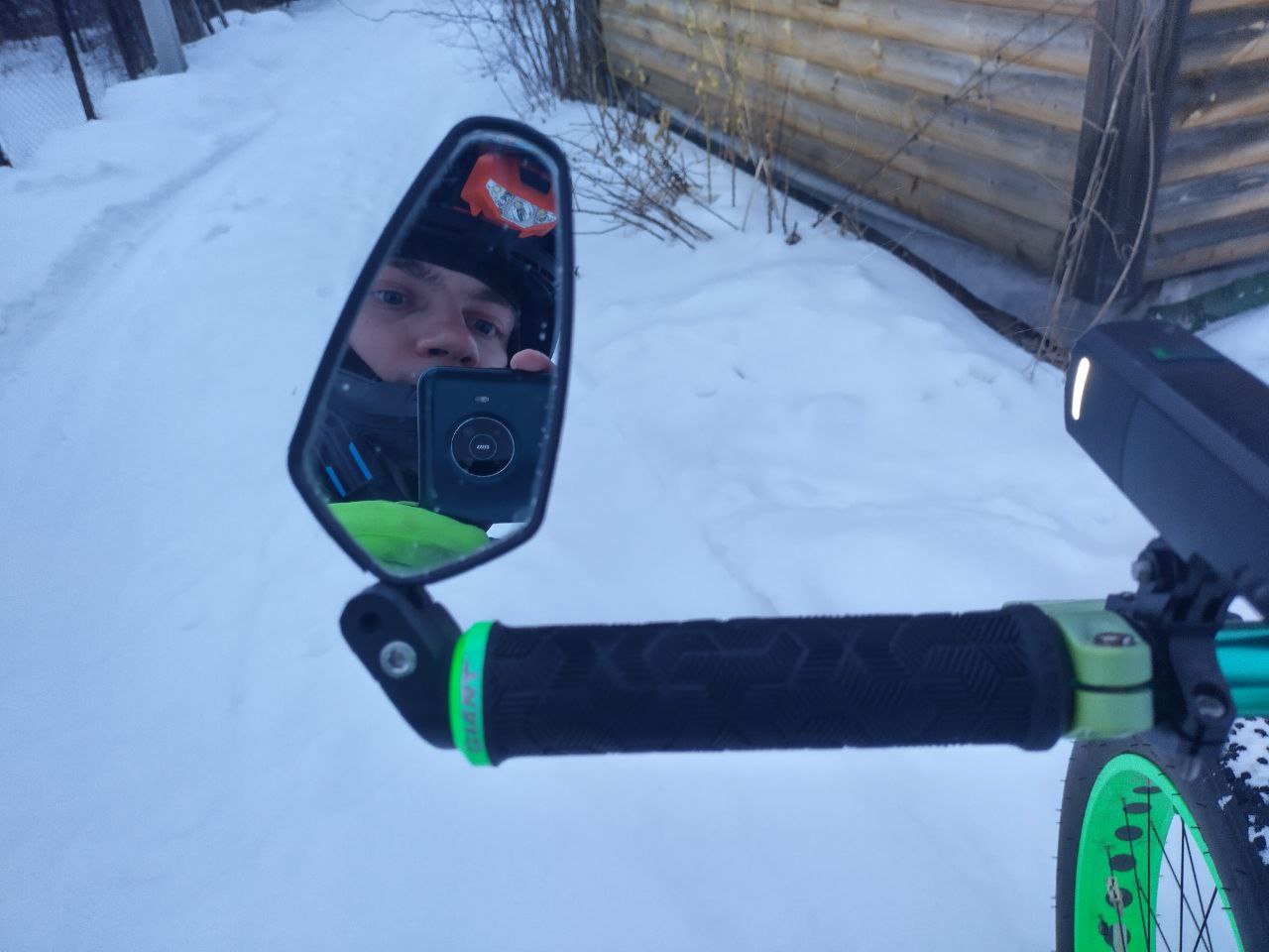 Зимняя велопрогулка